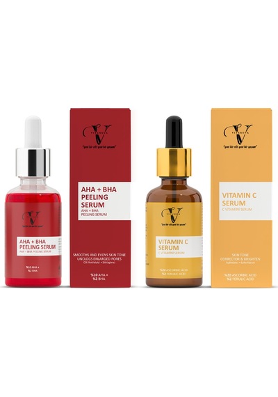 Vitanova Aha-Bha Peeling Serum 30 ML + Vitamin C Serum 30 ML