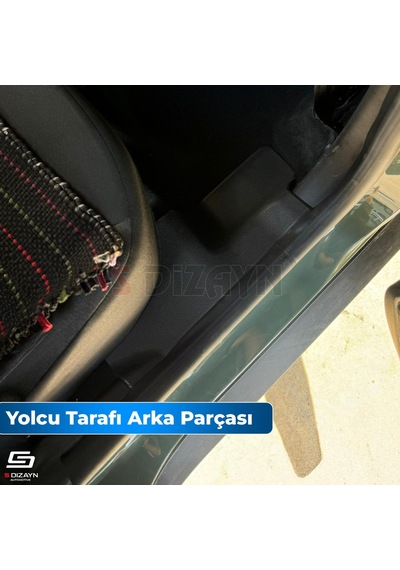 S-dizayn Dacia Duster 2 Halı Kenar Kaplama Seti 2018 Üzeri 5 Prç A+ Kalite