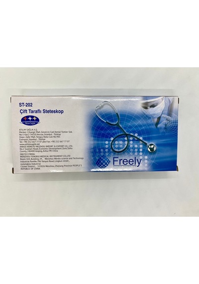 Freely ST-202 Çift Taraflı Stetoskop Siyah