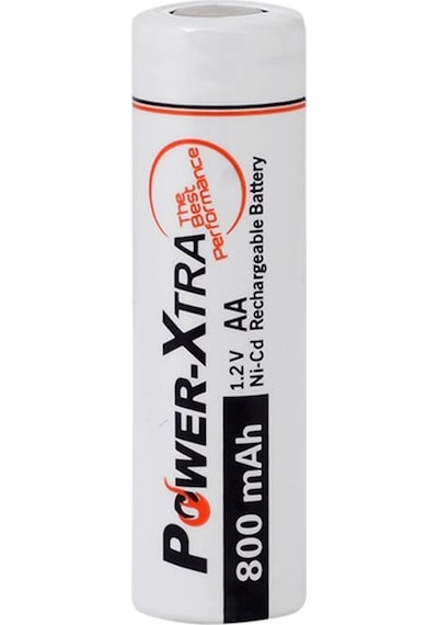 Power-Xtra 800 mAh Başsız AA Ni-CD Şarj Edilebilir Kalem Pil