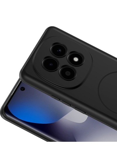 Maks Technology Redmi Note 15 4g Kılıf M-safe Şarj Özellikli Mkst Meta Kapak - Siyah