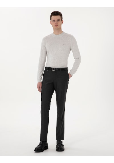 Pierre Cardin Antrasit Slim Fit Kumaş Pantolon 50312923-vr006
