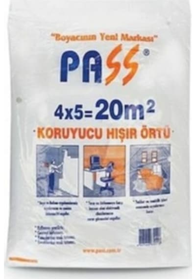 20-m2 Hışır Şeffaf Koruyucu Örtü