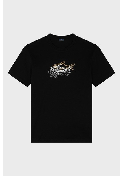 Paul & Shark Erkek T Shirt 24411041 011 Siyah SIYAH Siyah