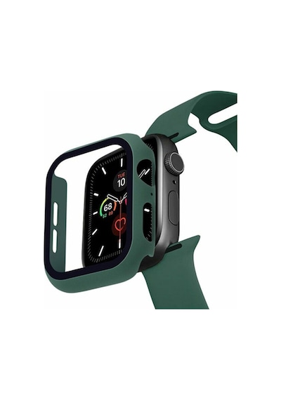 Ally Apple Uyumlu  Watch 4-5-6 44 MM Silikon Kordon Kayış Ve Ekran Koruyu