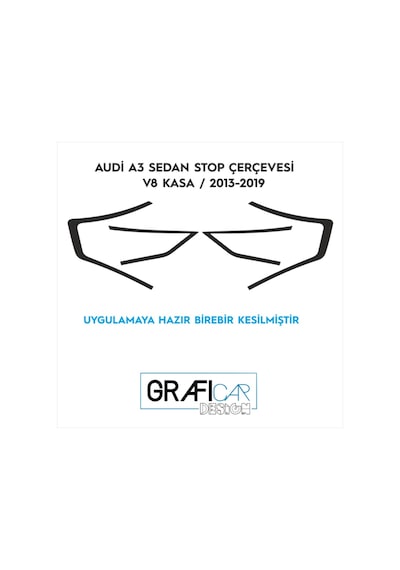 Audi A3 Sedan Stop Çerçevesi 2013-2019