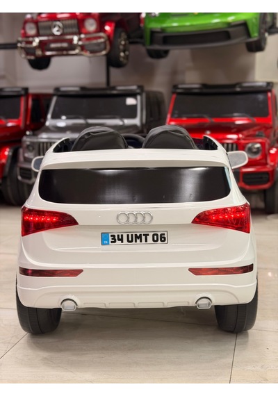 Audi Akülü Araba 0-6 Yaş Beyaz