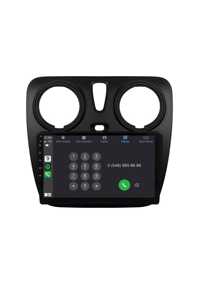 Dacia Dokker Android Multimedya Sistemi 2013-2020 Crv-4811xr 9"