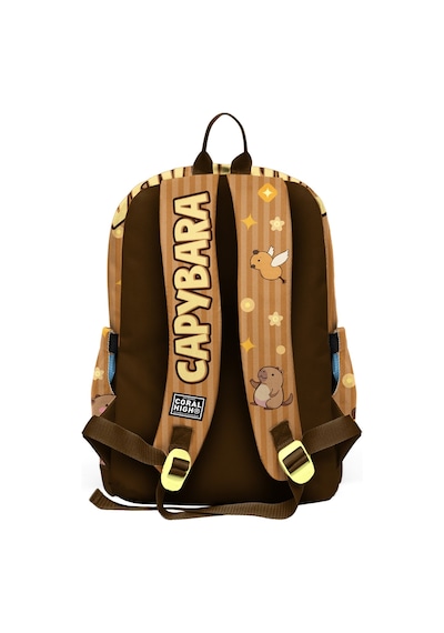 Coral High Kids Kapibara Desenli Okul Sırt Çantası 23783 Kahverengi