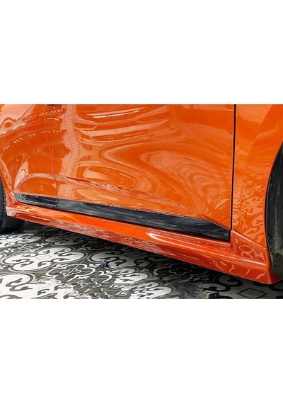 Renault Clio 5 Rs Yan Marşpiyel Seti Mat Siyah Plastik 2 Adet 2020 2021 2022 2023 2024
