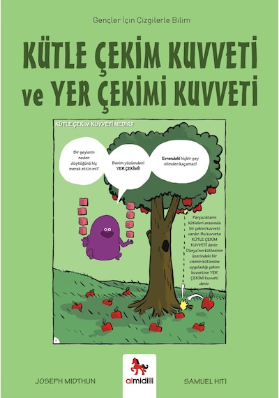 Kütle Çekim Kuvveti Ve Yer Çekimi Kuvveti - Gençler İçin Çizgilerle Bilim Ciltli Almidilli Yayınlar