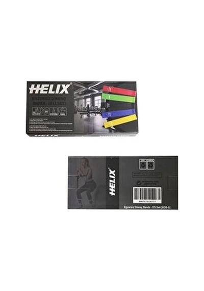 Helix Egzersiz Direnç Bandı Seti Edb-5 Çok Renkli