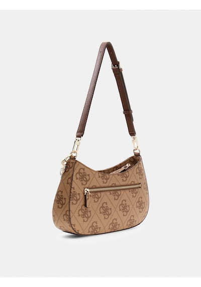 Guess Noelle Iı Üstten Fermuarlı Kadın Kahverengi Omuz Çantası Hwss9672180-lgw
