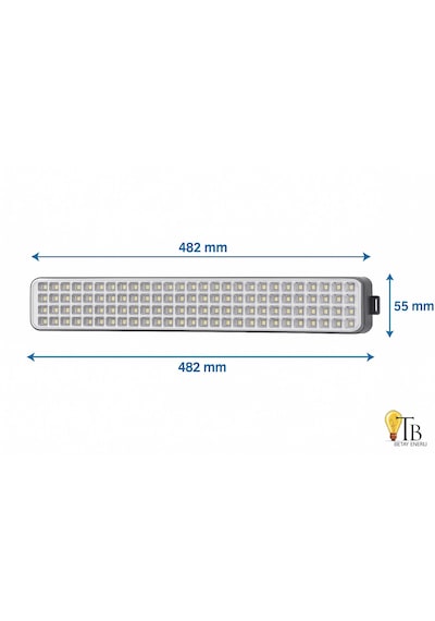 Pelsan 90 Led Li Şarjlı Işıldak8 Saat Aydınlatma Taşınabilir Acil Durum Lambası Yüksek Parlaklık