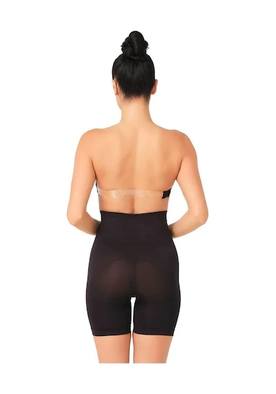 Emvera Siyah Düşük Bel Double Pantalon Korse
