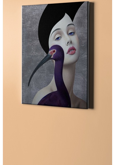 Webstyle Sayılarla Boyama Seti Kasnaklı Mor Güzelleri 50 X 65 Cm