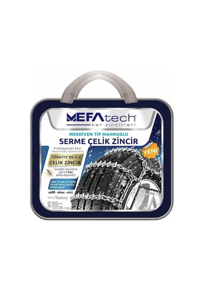 650x15 Ebatlarına Uyumlu Serme Kar Patinaj Zinciri Mefatech
