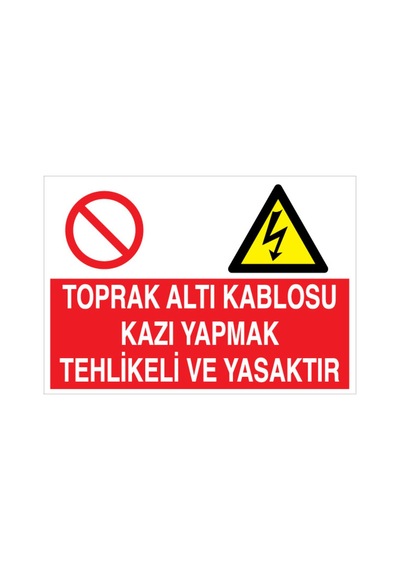Önce Iş Güvenliği Uyarı Tabelası - 20x30 Foreks - Ig31