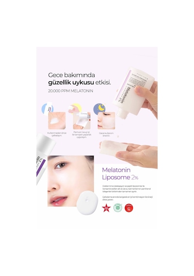 Maxclınıc %2 Melatonin Içeren Çift Fazlı Yorgunluk Karşıtı Krem Tonik Melatonin Cream Toner 200 ml