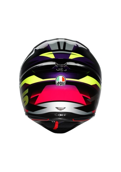 Agv Kask/k1 S Fastlap Black Purple Pınk Çok Renkli