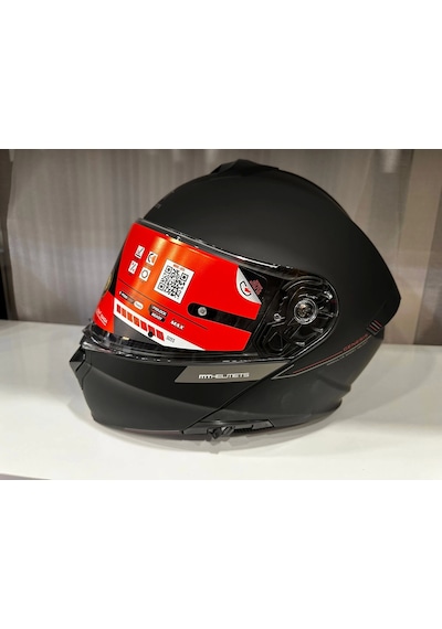 Kask Mt Genesis Sv A2 Çene Açılır Motosiklet Kaskı Mat Siyah