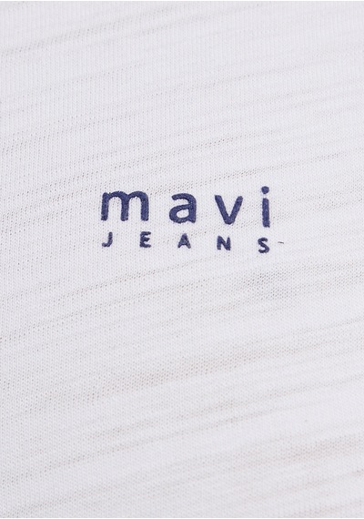 Mavi - Mavi Logo Baskılı Beyaz Tişört 1613981-620