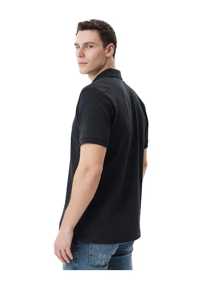 Arma Ar-ma Erkek Polo Yaka Tişört Resim Baskili Örme Kumaş Regular Fit %100 Pamuk 30/1 Çift Toplama Penye Pike Y31374358902 Siyah-s1
