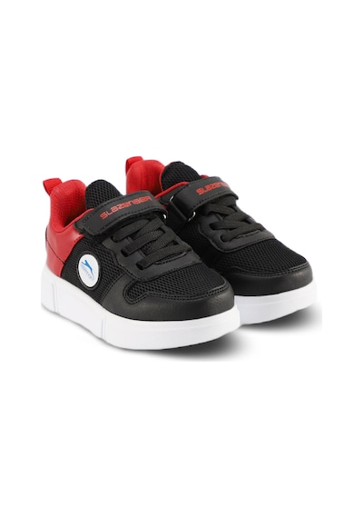 Slazenger KAVITHA KTN Çocuk Cırt Cırtlı Siyah - Kırmızı Sneaker