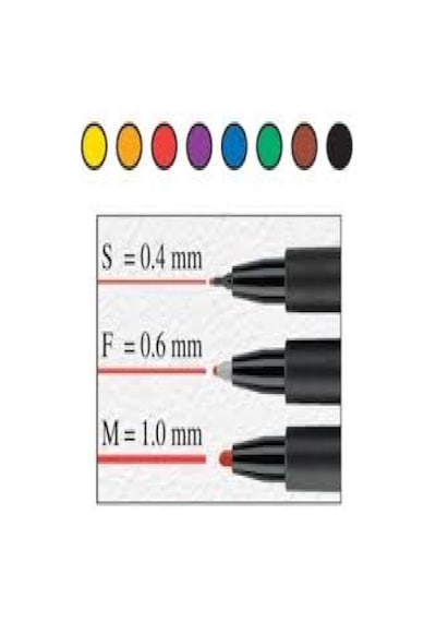 Multimark 1523 Permanent Asetat Kalemi 0.4 Mm S Mavi Mavi