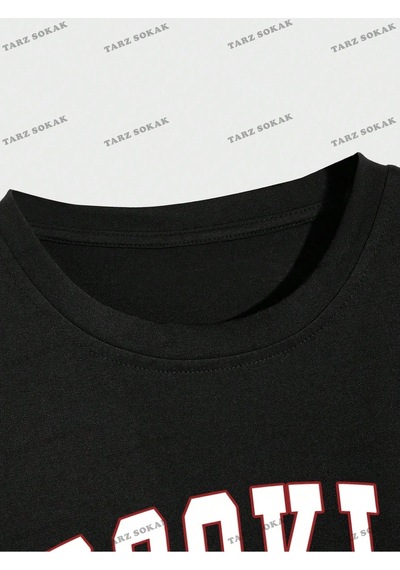 Tarzsokak Alt/üst T-shirt Ve Şort Takımı Kod Alt174 Siyah