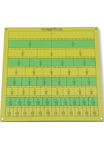 Luga Atölye Kesir Eğitim Seti - Doğal Ahşap & Eğlenceli Matematik Öğrenme