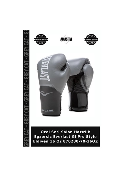 Özel Seri Salon Hazırlık Egzersiz Everlast Gl Pro Style Eldiven 16 Oz 870280-70-16oz Çok Renkli
