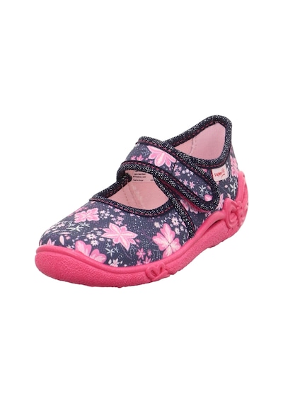 Superfit Belinda Kız Çocuk Ev Kreş Ayakkabısı Çiçek Desenli - Lacivert Pembe 800288-8100 Lacivert - Pembe Superfit Belinda Kız Çocuk Ev Kreş Ayakkabısı Çiçek Desenli - Lacivert Pembe 800288-8100 Lacivert - Pembe