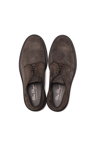 Cacao Dark Brown Oxford Klasik Erkek 1056 - Moss Dino Draghi Derby Kahverengi