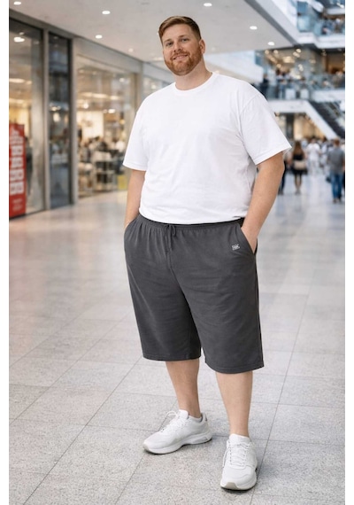 Akt Gayem Butik Çok Büyük Beden Kapri 7xl-10xl Füme