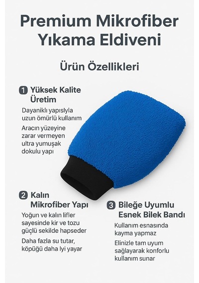 Lexroo Mikrofiber Oto Araba Yıkama Kurulama Havlusu