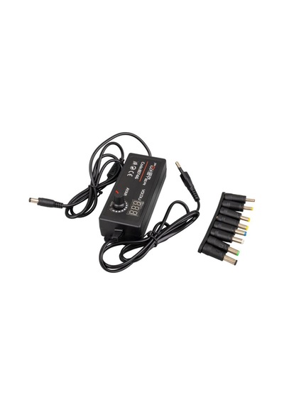 18746 12 Volt - 24 Volt - 5 Amper Çok Uçlu Di Ji Tal Ekranli Ayarli Kademeli Adaptör
