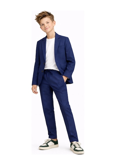 Ahengim Erkek Çocuk Modern Casual Slim Fit Takım Elbise Ak2850 İndigo