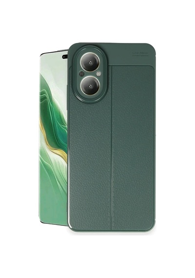 Realme 12 Lite Kılıf Auto Focus Kapak - Koyu Yeşil 0.2M-Çok Renkli