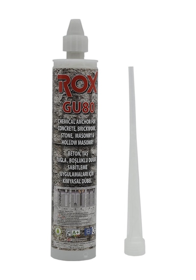 Rox Gu80 Epoksi Kimyasal Kartuş 300 ML