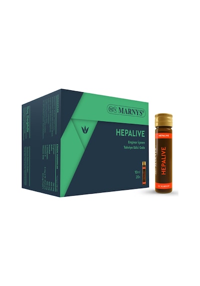 Marnys Hepalive Enginar İçeren 20 Ampul x 10 ML