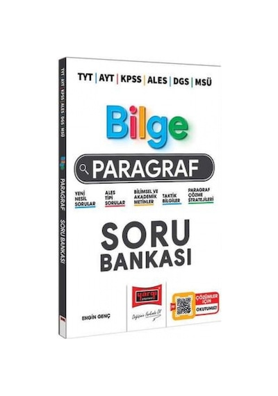 TYT AYT KPSS ALES DGS MSÜ Bilge Paragraf Soru Bankası - Engin Genç - Yargı Yayınları