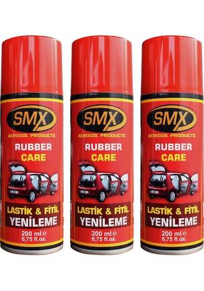 Smx Lastik & Fitil Yenileme 200 Ml 3 Adet- M.Fiber Bez