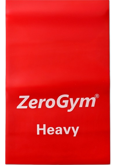 Zerogym Egzersiz Bandı Pilates Bandı, 150cmx15cmx0,65cm Kırmızı Ağır Kırmızı