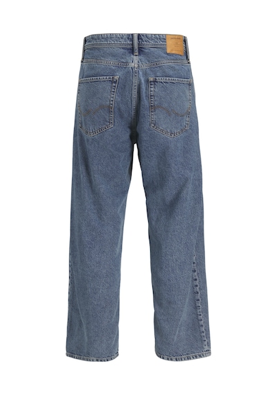 Jack & Jones Erkek Eddie Loose Fit Jean - 12272760 Blue Denim