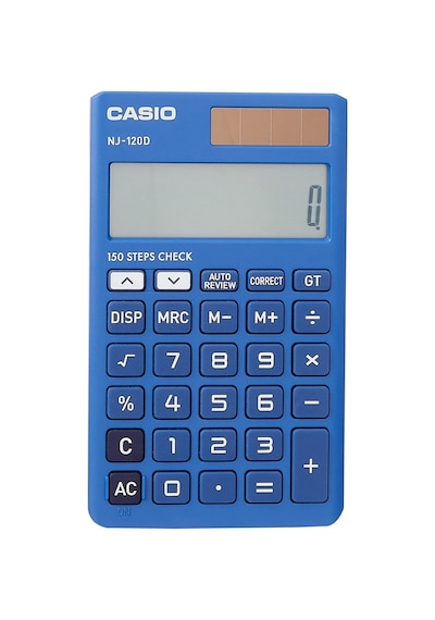 Casio 12 Haneli Cep Tipi Hesap Makinesi Nj-120d-bu Diğer