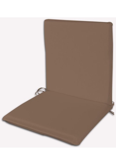 Arkalıklı Sırt Kısımlı Bahçe Koltuk Sandalye Minderi 48x90x5cm Kahve