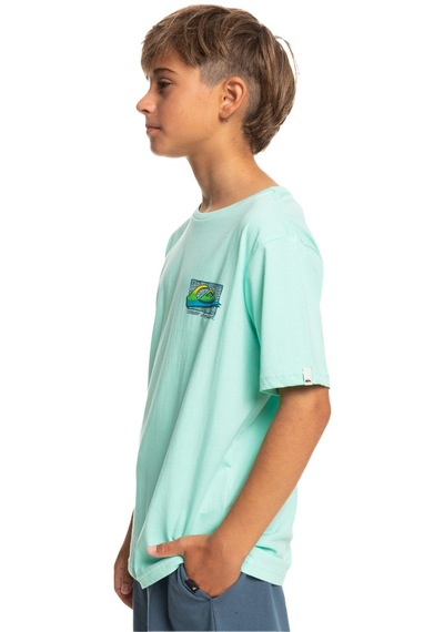 Quiksilver Quıksılver Retro Fade Ss Yth Gcz0 Erkek Çocuk Tişört Mint