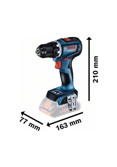 Bosch Gsr 18v-90 C Tek Akülü Vidalama 4 Amper Bez Çantalı