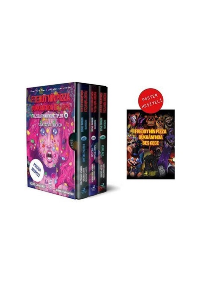 Fazbear'in Korkunç Tipleri Poster Hediyeli Kutulu Set 7-8-9 ...